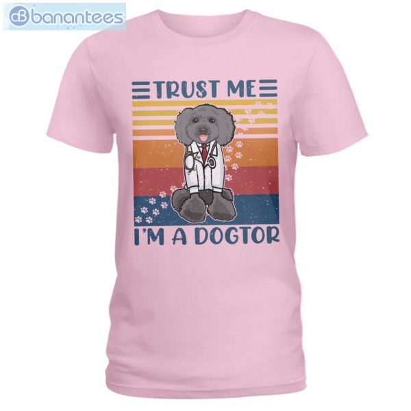 Poodle Trust Me I'm A Dogtor T-Shirt Long Sleeve Tee Product Photo 3