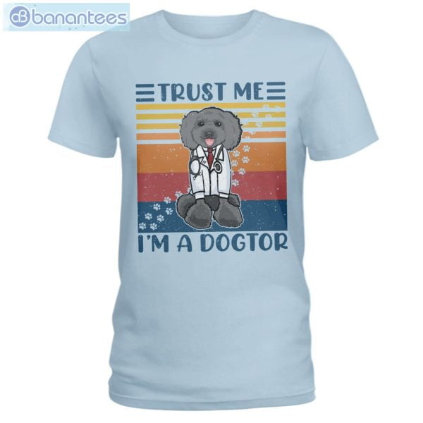 Poodle Trust Me I'm A Dogtor T-Shirt Long Sleeve Tee Product Photo 4