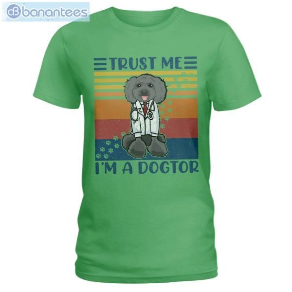 Poodle Trust Me I'm A Dogtor T-Shirt Long Sleeve Tee Product Photo 5