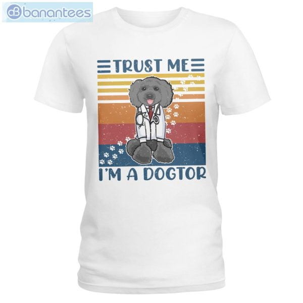 Poodle Trust Me I'm A Dogtor T-Shirt Long Sleeve Tee Product Photo 1