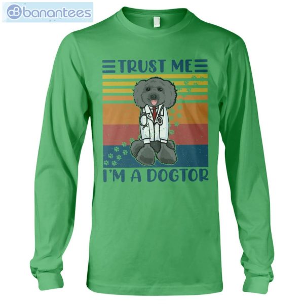 Poodle Trust Me I'm A Dogtor T-Shirt Long Sleeve Tee Product Photo 8