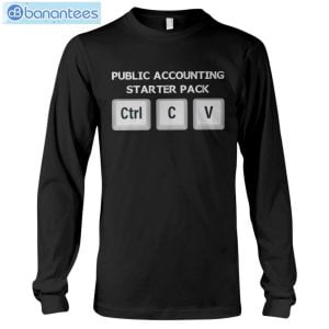 Public Accounting Starter Pack T-Shirt Long Sleeve Tee Product Photo 6
