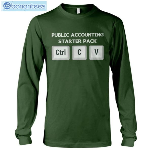 Public Accounting Starter Pack T-Shirt Long Sleeve Tee Product Photo 8