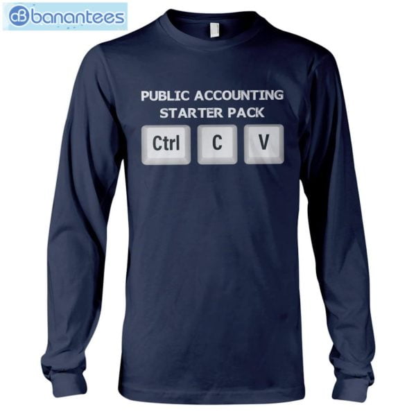 Public Accounting Starter Pack T-Shirt Long Sleeve Tee Product Photo 9