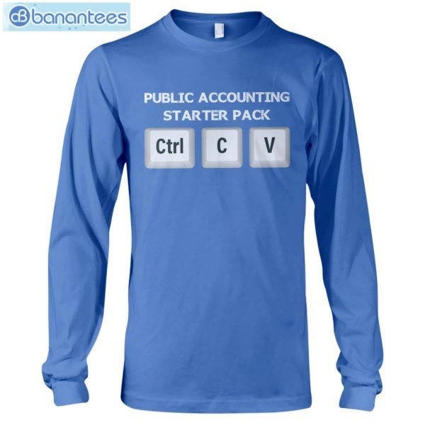 Public Accounting Starter Pack T-Shirt Long Sleeve Tee Product Photo 10