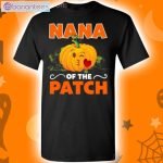 Pumpkin Nana Of The Patch Halloween Holiday T-Shirt Product Photo 1