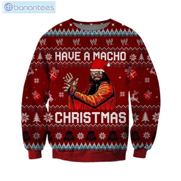 Randy Savage Have A Macho Christmas Sweater Product Photo 1