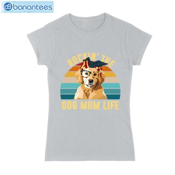 Rockin' The Dog Mom Life T-Shirt Long Sleeve Tee Product Photo 3