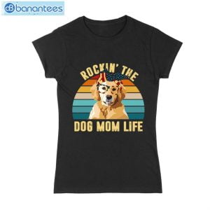 Rockin' The Dog Mom Life T-Shirt Long Sleeve Tee Product Photo 1