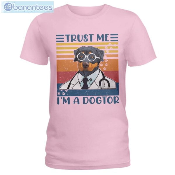 Rottweiler Trust Me I'm A Dogtor T-Shirt Long Sleeve Tee Product Photo 3