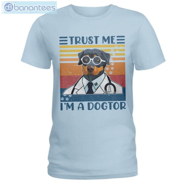 Rottweiler Trust Me I'm A Dogtor T-Shirt Long Sleeve Tee Product Photo 4