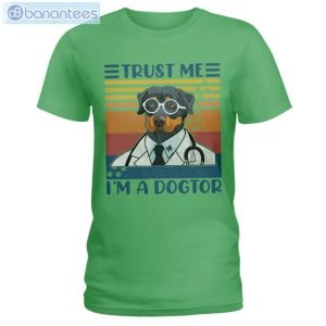 Rottweiler Trust Me I'm A Dogtor T-Shirt Long Sleeve Tee Product Photo 5