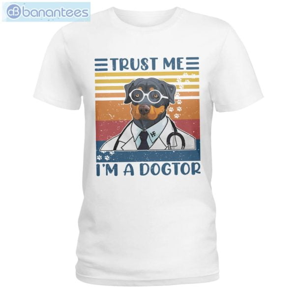 Rottweiler Trust Me I'm A Dogtor T-Shirt Long Sleeve Tee Product Photo 1