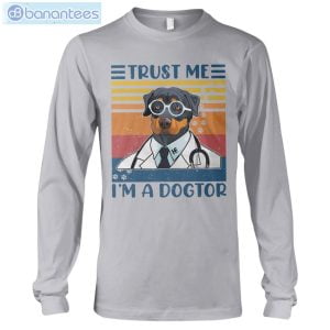 Rottweiler Trust Me I'm A Dogtor T-Shirt Long Sleeve Tee Product Photo 10