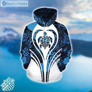 Sea Turtle Blue Popular Design 3D Printed Leggings Hoodie Set Product Photo 1