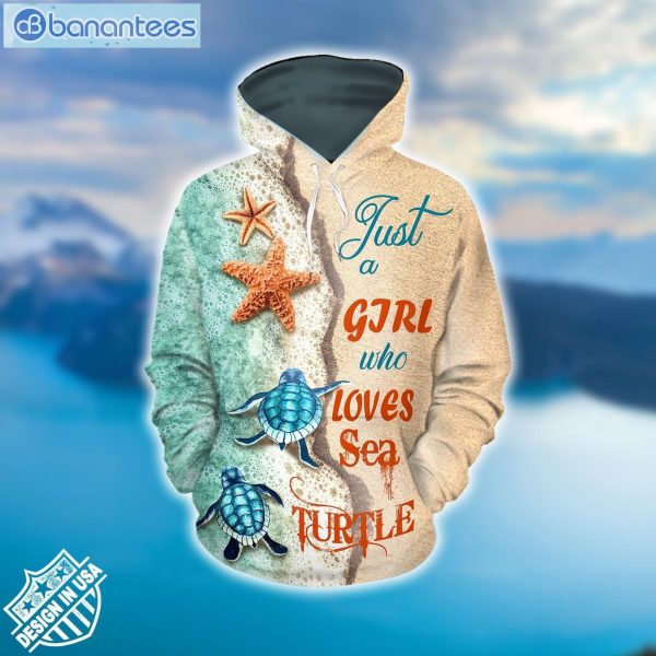 Sea Turtle Water Blue Quality Design 3D Printed Leggings Hoodie Set Product Photo 1