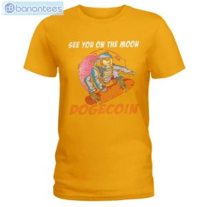 See You On The Moon Dogecoin T-Shirt Long Sleeve Tee Product Photo 6