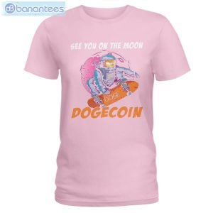 See You On The Moon Dogecoin T-Shirt Long Sleeve Tee Product Photo 8