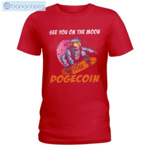 See You On The Moon Dogecoin T-Shirt Long Sleeve Tee Product Photo 10
