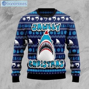 Shark Jawlly Christmas Ugly Sweater Product Photo 1