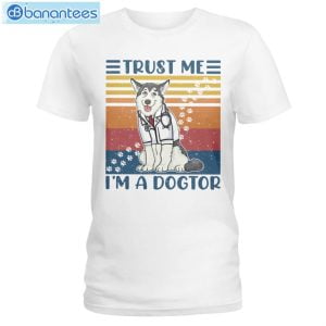 Siberian Huskies Trust Me I'm A Dogtor T-Shirt Long Sleeve Tee Product Photo 1