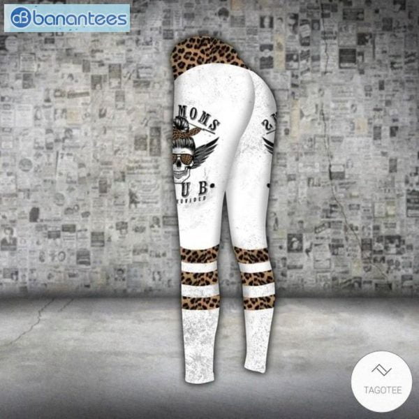 Skull Bad Moms Club Wine Provided 3D Hoodies And Leggings Product Photo 2