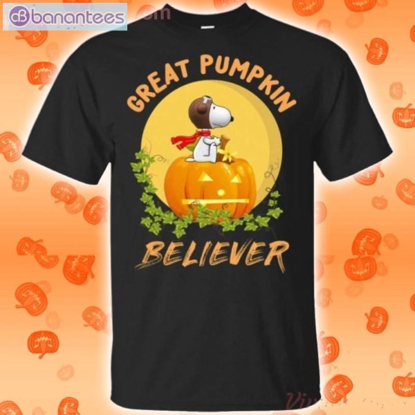Snoopy Great Pumpkin Believer Halloween T-Shirt Product Photo 1