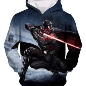 Star Wars Animated Darth Vader Action Graphic All Over Print 3D Hoodie Product Photo 1