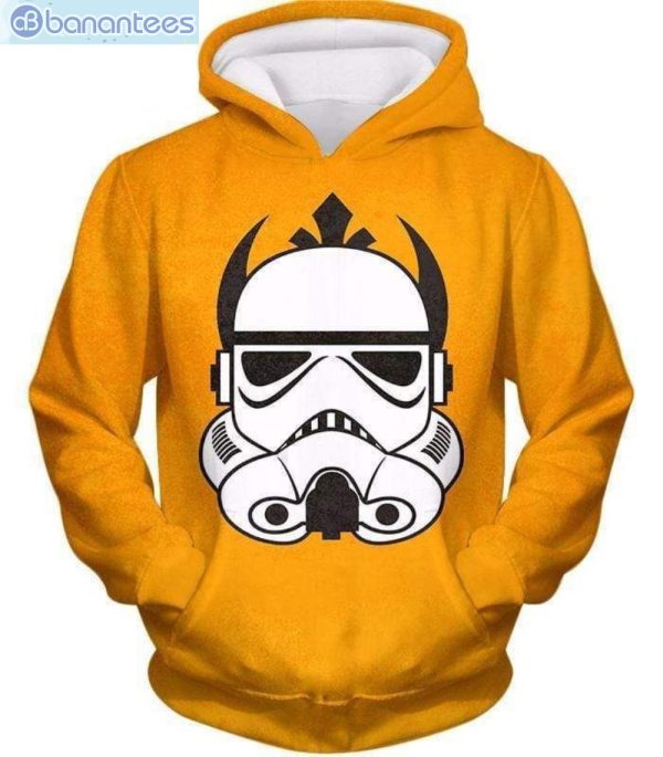 Star Wars Clone Wars Promo Stormtrooper Mask Amazing Yellow 3D Hoodie Product Photo 1