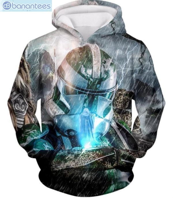 Star Wars Clone Wars Stormtrooper Full Print 3D Hoodie Product Photo 1