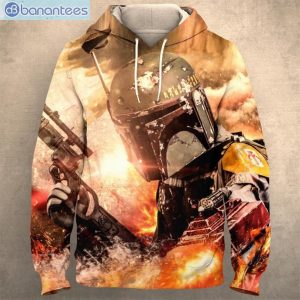 Star Wars Fire All Over Print 3D Hoodie Product Photo 1