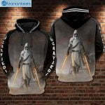 Star Wars Gray Jedi All Over Print 3D Hoodie Product Photo 1