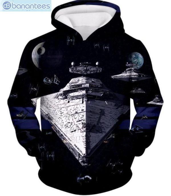 Star Wars Imperial Star Destroyer All Over Print 3D Hoodie Product Photo 1