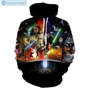 Star Wars Premier Movie Stars Black All Over Print 3D Hoodie Product Photo 1