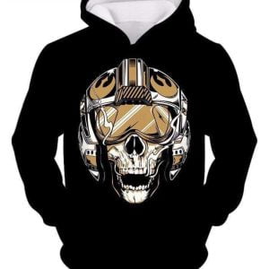 Star Wars Star Wars Rebel Dead Pilot Helmets Black 3D Hoodie Product Photo 1
