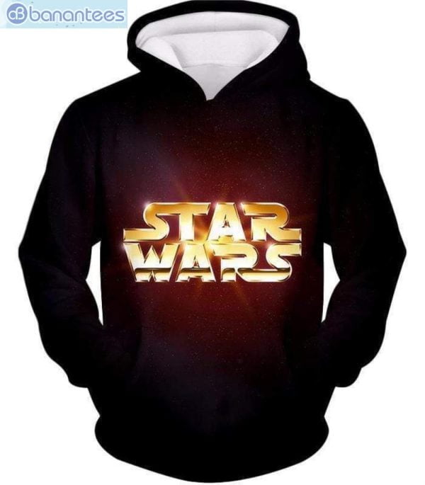 Star Wars Super Golden Star Wars Promo Black 3D Hoodie Product Photo 1