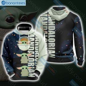 Star Wars The Mandalorian The Child Cartoon 3D Hoodie Product Photo 2