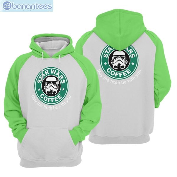 Starbucks Star Wars May The Froth Be With You 3D Hoodie Product Photo 1