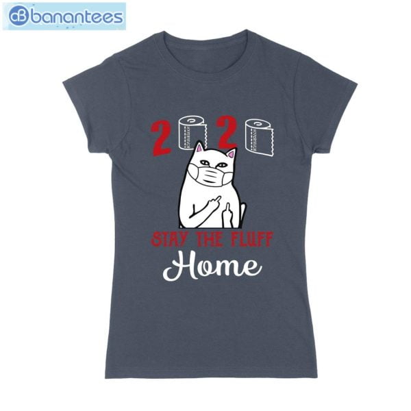 Stay The Fluff Home Cat T-Shirt Long Sleeve Tee Product Photo 5
