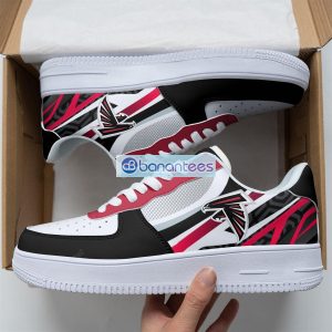 Striped Style Atlanta Falcons Lover Best Gift Air Force Shoes For Fans Product Photo 1