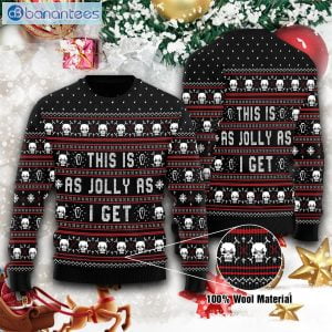 This Is As Jolly As I Get Christmas Ugly Sweater Product Photo 1