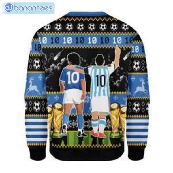 Two Football Legends Ugly Christmas Sweater Product Photo 2