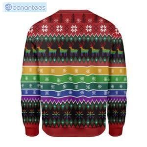 Unicorn LGBT Pew Pew Christmas Ugly Sweater Product Photo 2