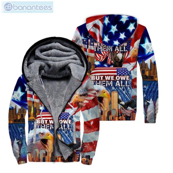 We Don't Know Them All Patriot Day All Over Print Fleece Zip Hoodieproduct photo 1