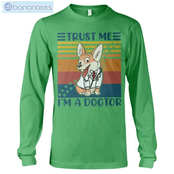 Welsh Corgis Trust Me I'm A Dogtor T-Shirt Long Sleeve Tee Product Photo 8