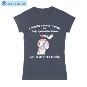 Woman Also Needs A Dog T-Shirt Long Sleeve Tee Product Photo 2