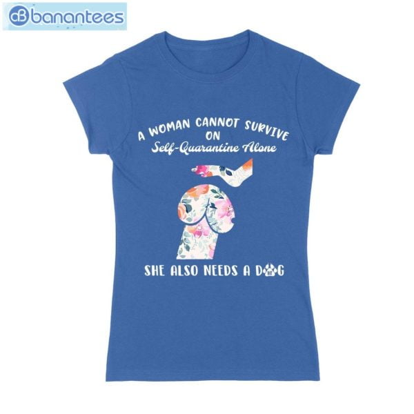 Woman Also Needs A Dog T-Shirt Long Sleeve Tee Product Photo 4