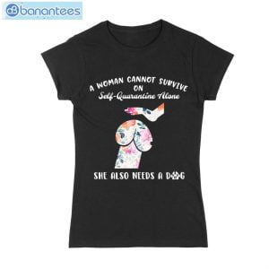 Woman Also Needs A Dog T-Shirt Long Sleeve Tee Product Photo 1
