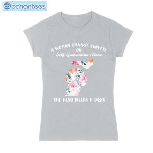 Woman Also Needs A Dog T-Shirt Long Sleeve Tee Product Photo 5