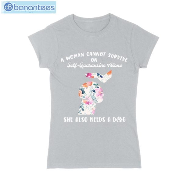 Woman Also Needs A Dog T-Shirt Long Sleeve Tee Product Photo 5